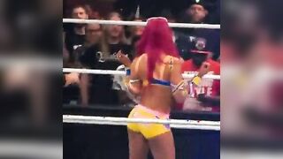 Sasha knows how to work it