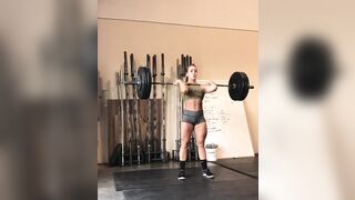 Weight lifting air traffic controller Hannah Christel