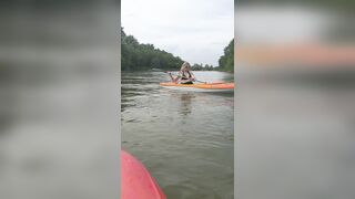 Did a little paddling today [GIF]