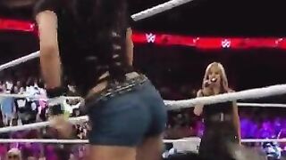 Aj bending over