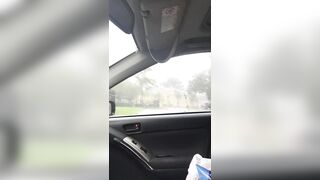 I got caught in a storm and had a bit of fun in the car [GIF]