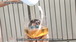 Japanese woman learns what it's like to be turned into a piss aquarium