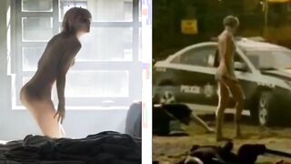 Mackenzie Davis naked in bladerunner & terminator