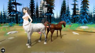 Centaur And Mare- Dubleside Dildo