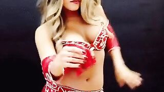 Zelina Vega belly dancing