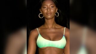 Jiggling Bikini Boobs Compilation II - Ten Runway Models