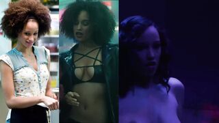 Elarica Johnson (Best known for her appearances as the waitress in Harry Potter and in Blade Runner 2049) naked in P-Valley