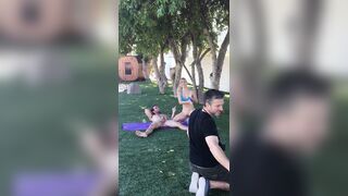 [/r/Exxxtras] Cherie DeVille Practicing Positions Before Shooting - Mylf Gets Physical