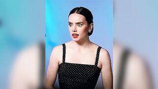 When Daisy Ridley sees how hard your cock is for her.