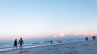 Lovely evening at Jacksonville beach...