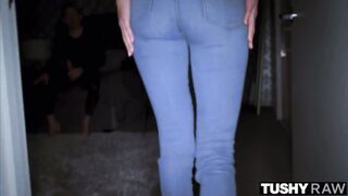 Her amazing ass in denim