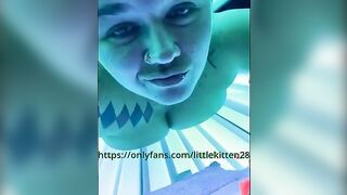 After long 2 days of work nothing like relaxing in Tanning bed, Also Check out My Free OF page 269 Photos, Daily post, Videos, and more