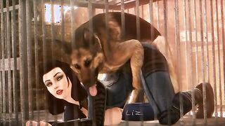 Elizabeth getting fucked in a cage (noname55) [BioShock Infinite]