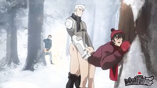 Wintery Sheith fuck while Lance peeps.