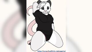 Gyrating possum [F] Virginia opossum by (Os)