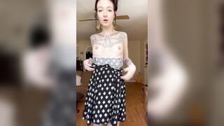 stripping out of my most adorable dress! ????