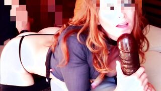 Hot Redhead wife/real amateur moaning and asking for more
