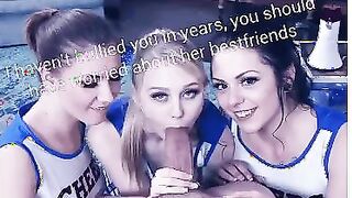 Don't see why you hate me it was her friends that led her to my cock