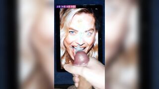 Margot Robbie gets a mouthful