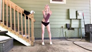 New! Patreon.com/Wedgiegirls - Kody's Member Request Self-Wedgie Dares - Link in the comments