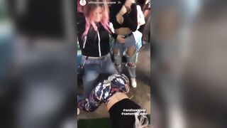 Twerking on girl